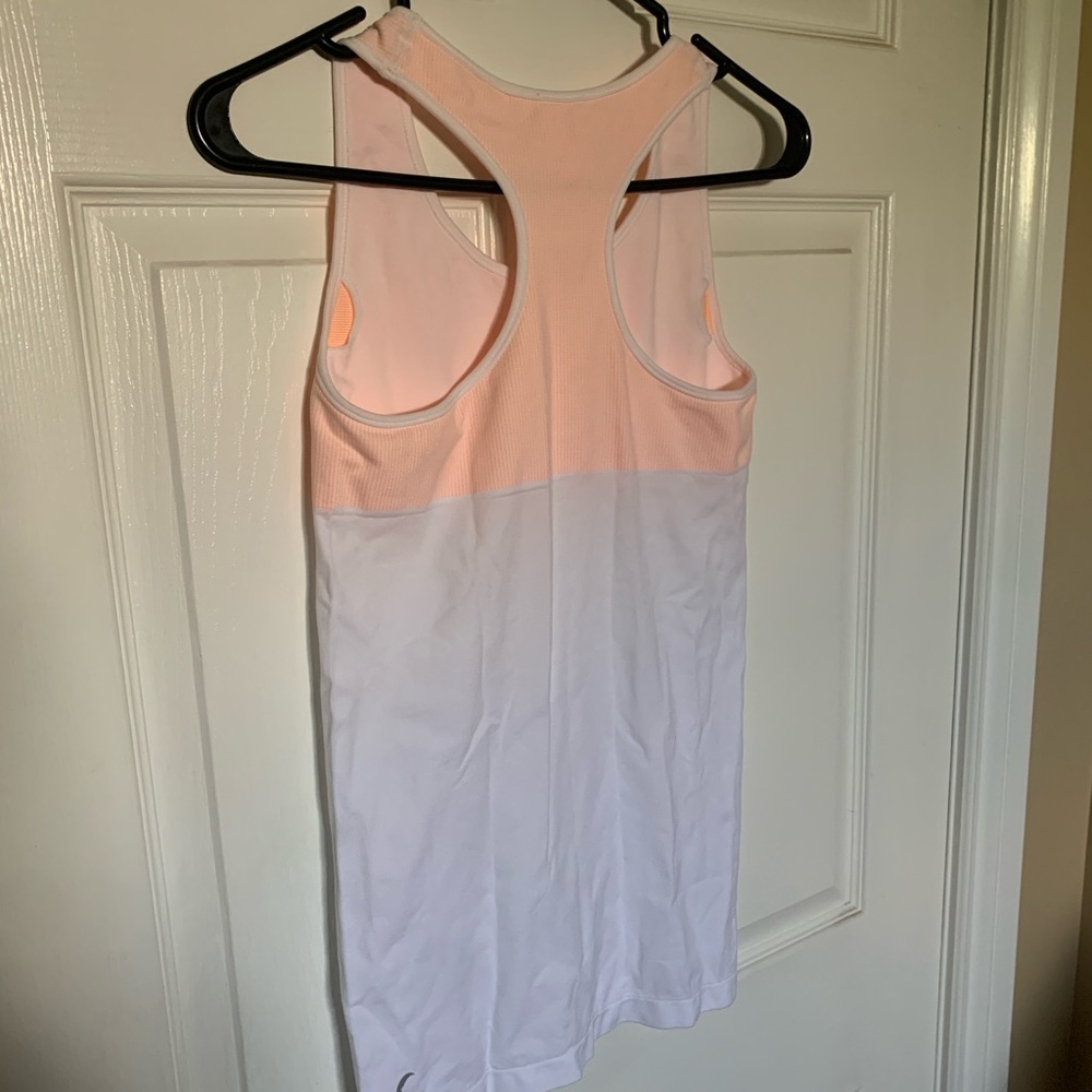 ZYIA Freshness Racer Tank in Pink & White | Women’s Small - Picture 4 of 6